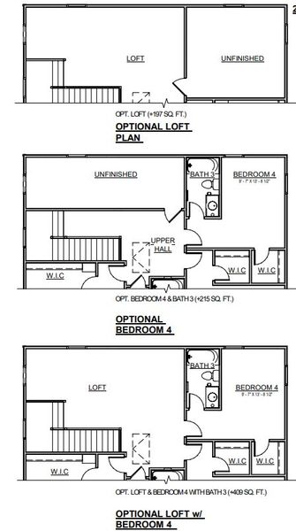 2D floor plan layout for the Langley 2597L by Saussy Burbank in The River District, Charlotte, NC (Image 4).