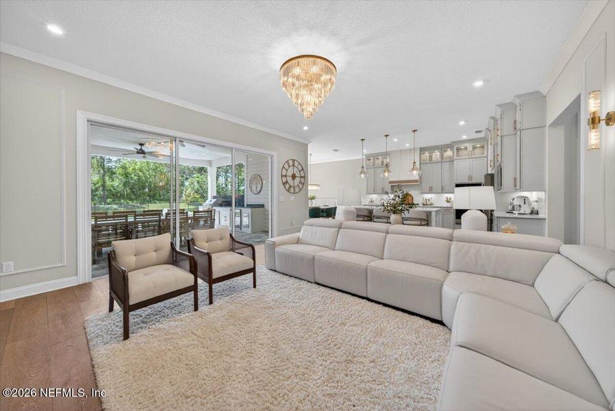 Furnished interior view inside a new home in , St. Johns (Image 19).