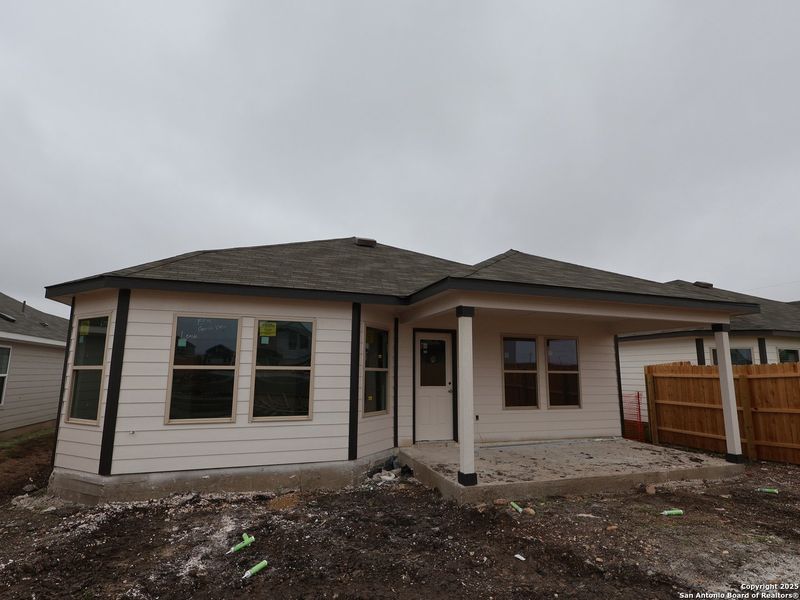 In-progress construction of a new home in Meadows at Clear Springs, New Braunfels, TX (Image 25). In-progress construction of a new home in Meadows at Clear Springs, New Braunfels, TX (Image 25).