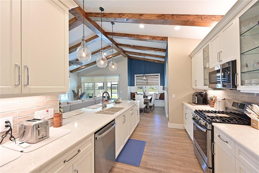 Furnished interior view inside a new home in LakeHouse Cove at Waterside, Sarasota (Image 15).