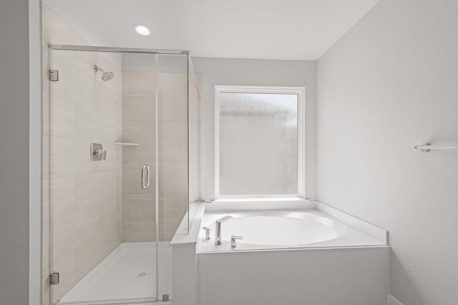 Furnished interior view inside a new home in Cypresswood Landing, Humble (Image 9).