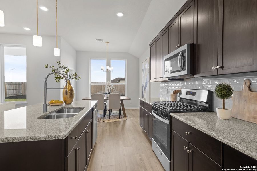 Furnished interior view inside a new home in Weltner Farms, New Braunfels (Image 13).
