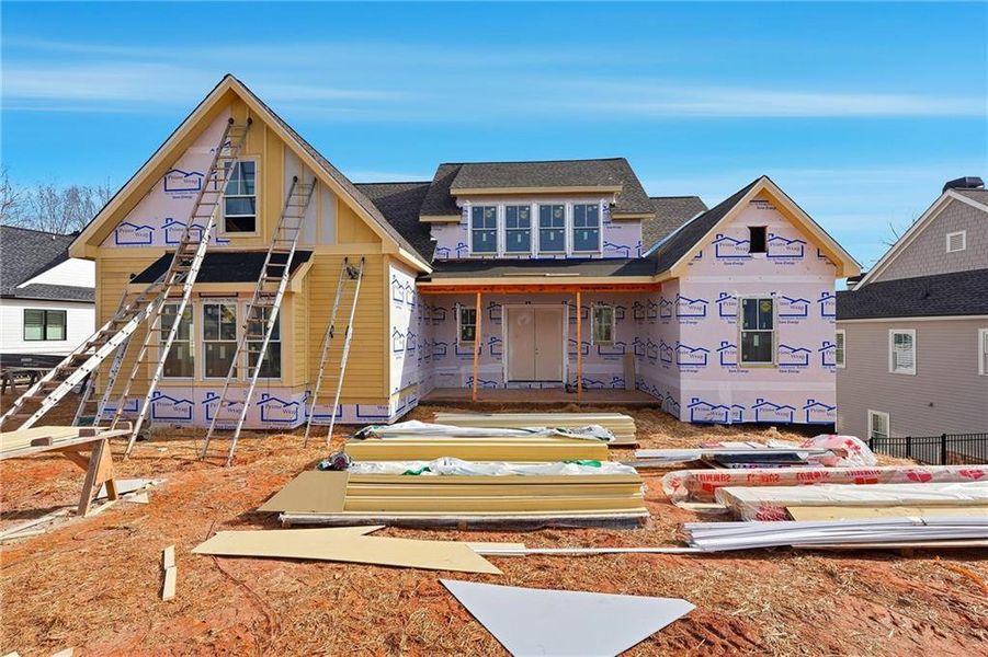 In-progress construction of a new home in , Dawsonville, GA (Image 9). In-progress construction of a new home in , Dawsonville, GA (Image 9).
