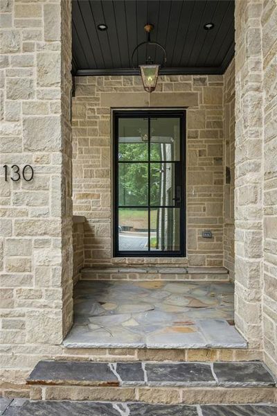 Exterior details and patio area of a home in , Roswell (Image 22).