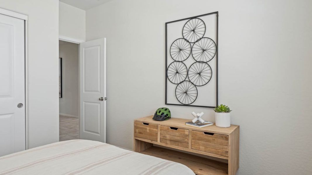 Furnished interior view inside a new home in Heartland Ranch, Coolidge (Image 32).