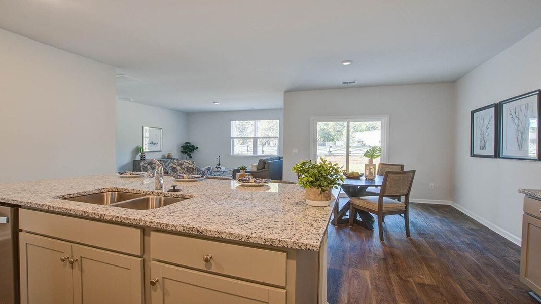 Furnished interior view inside a new home in The Ranch, Holly Hill (Image 5). Furnished interior view inside a new home in The Ranch, Holly Hill (Image 5).