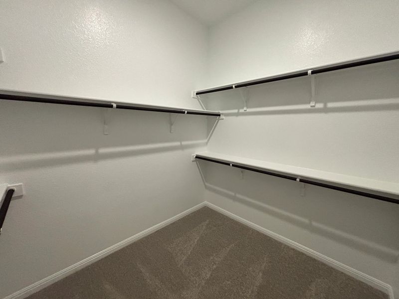 Primary closet