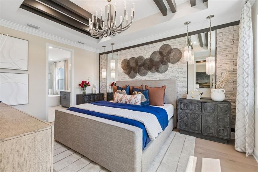 Furnished interior view inside a new home in Grand Park, Sarasota (Image 10).