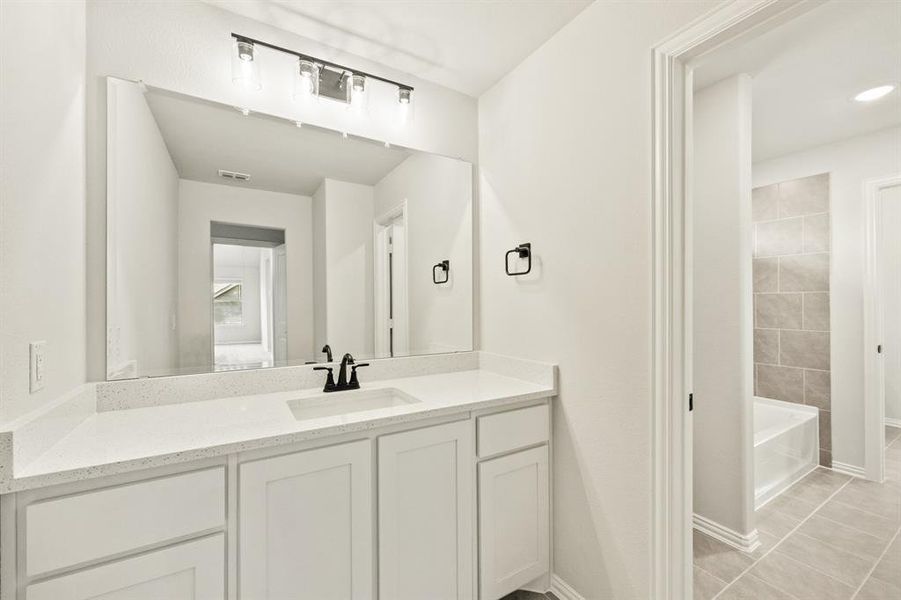 Furnished interior view inside a new home in Homestead at Daniel Farms Phase 2, DeSoto (Image 15). Furnished interior view inside a new home in Homestead at Daniel Farms Phase 2, DeSoto (Image 15).