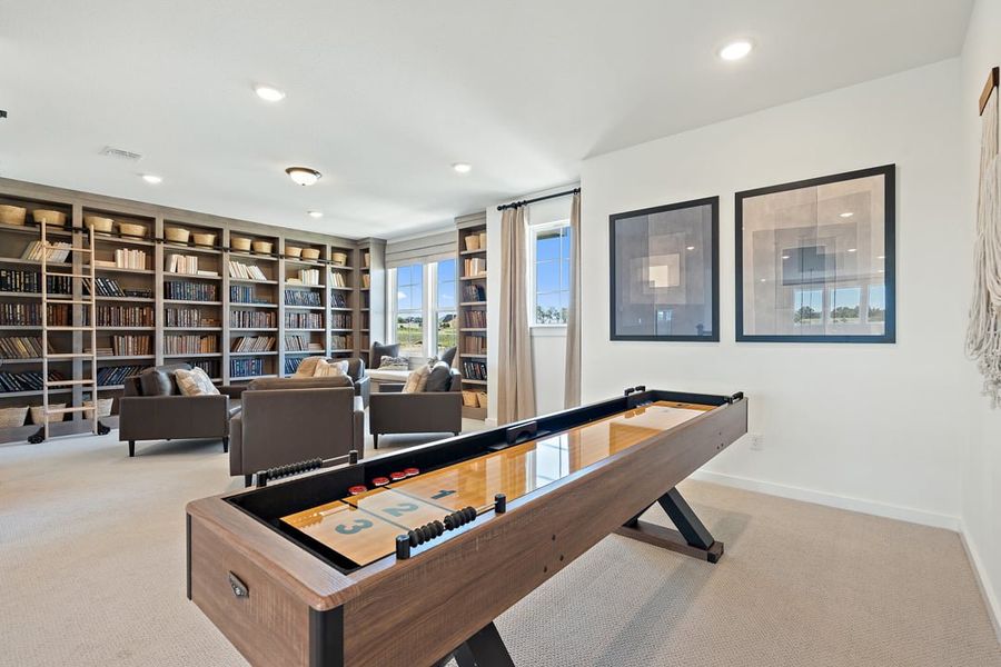 Furnished interior view inside a new home in Park Collection at Heritage, Dripping Springs (Image 22). Furnished interior view inside a new home in Park Collection at Heritage, Dripping Springs (Image 22).