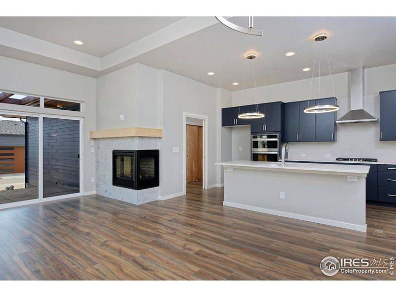 Open Kitchen/Living Area