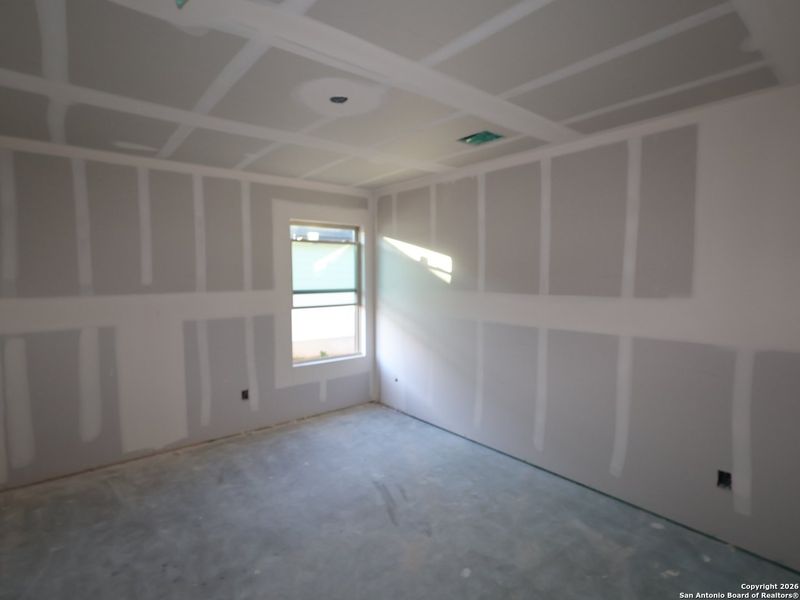 In-progress construction of a new home in Cinco Lakes, San Antonio, TX (Image 33).