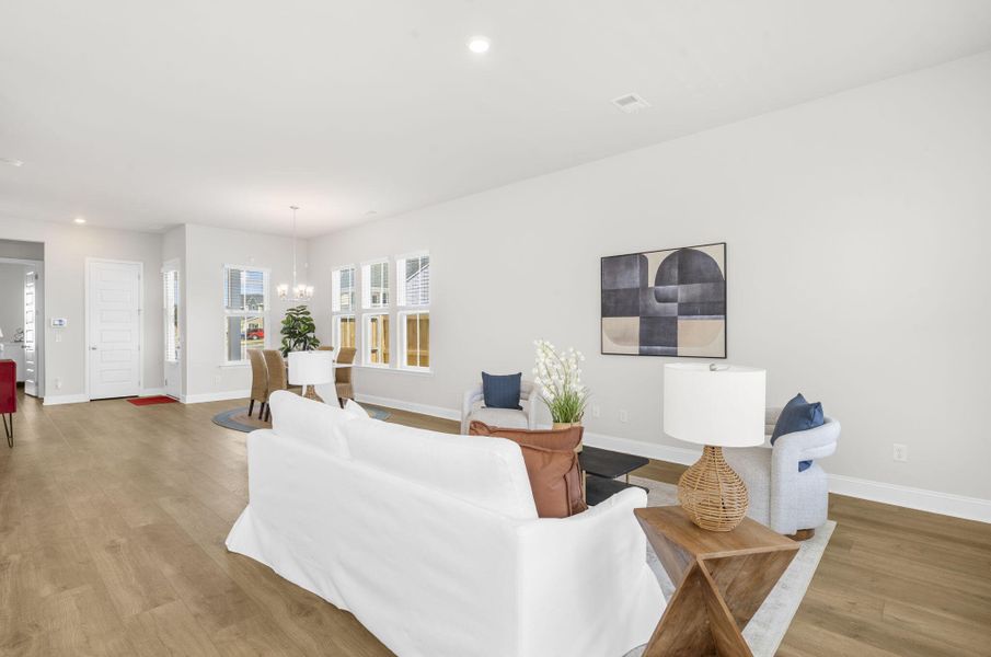 Furnished interior view inside a new home in , Summerville (Image 41).