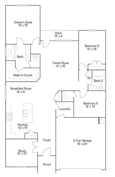 *Not actual home, pictures representative of same floor plan*