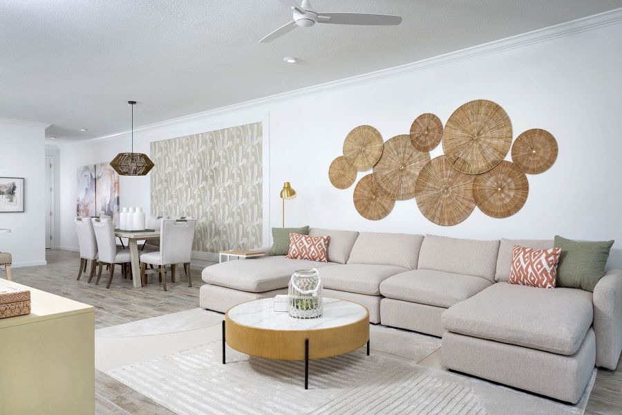 Representative furnished interior of a home built from the Anclote by Mattamy Homes in Wellen Park, Venice (Image 9).