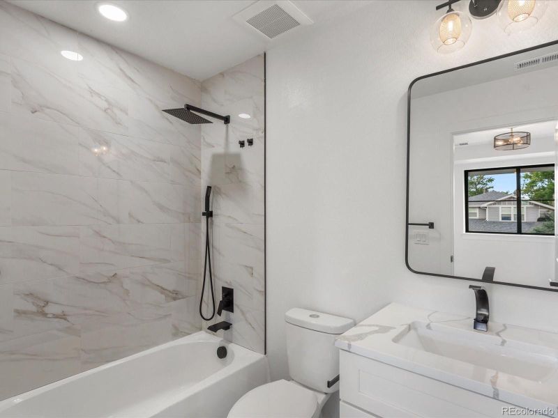 Furnished interior view inside a new home in , Denver (Image 13).