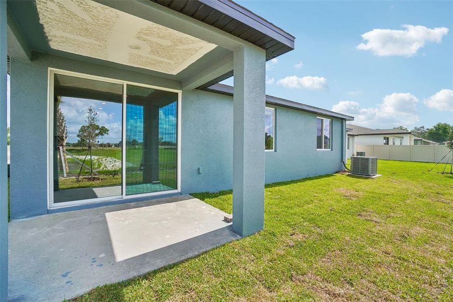 Exterior details and patio area of a home in Pine Ridge Meadows, Hudson (Image 23).