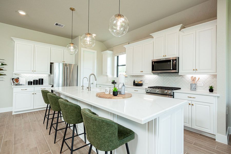 Representative furnished interior of a home built from the Serendipity by Beazer Homes in The Highlands, Porter (Image 10).