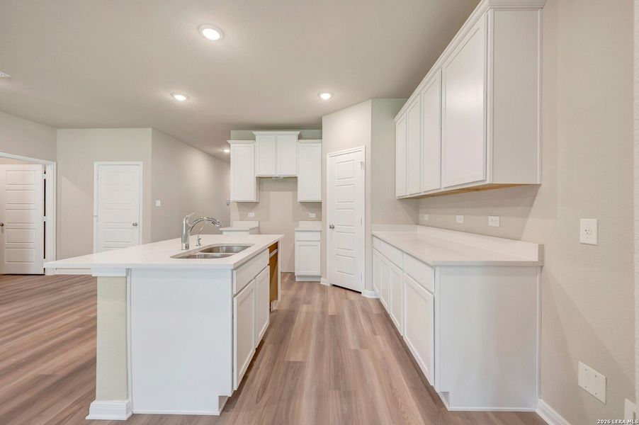 Furnished interior view inside a new home in Agave, San Antonio (Image 6).