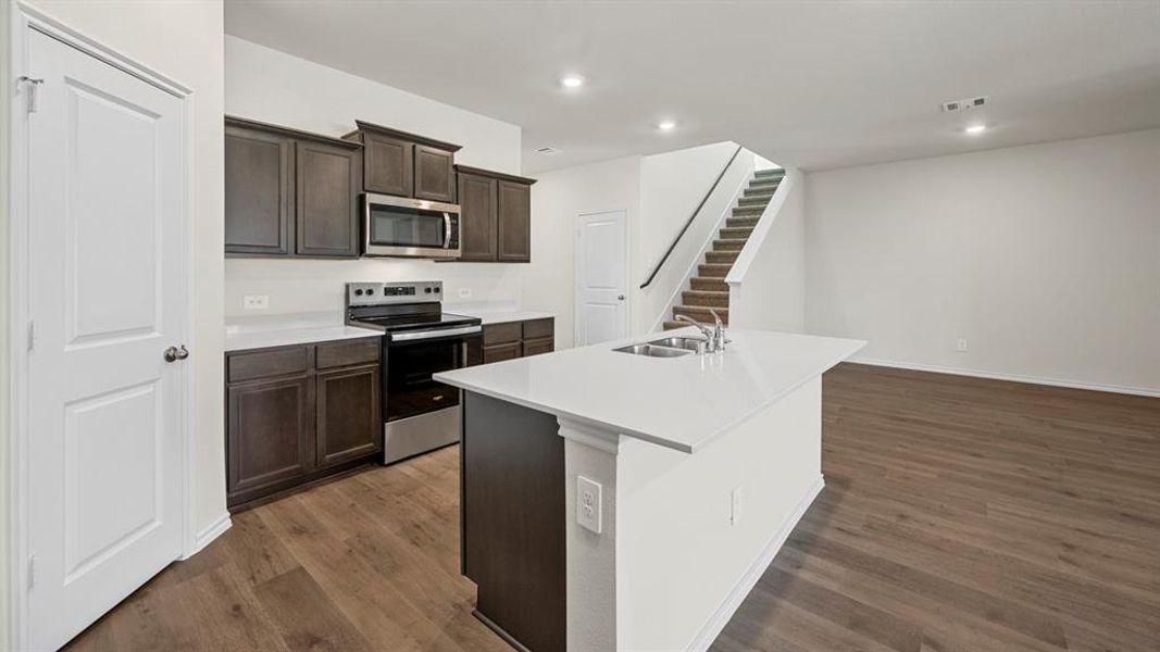 Furnished interior view inside a new home in Enclave at Pecan Creek, Providence Village (Image 14).