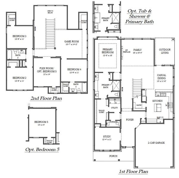 Image 4 representing the Shenandoah 50′ Lot by Chesmar Homes in Blue Heron, Mont Belvieu, TX.