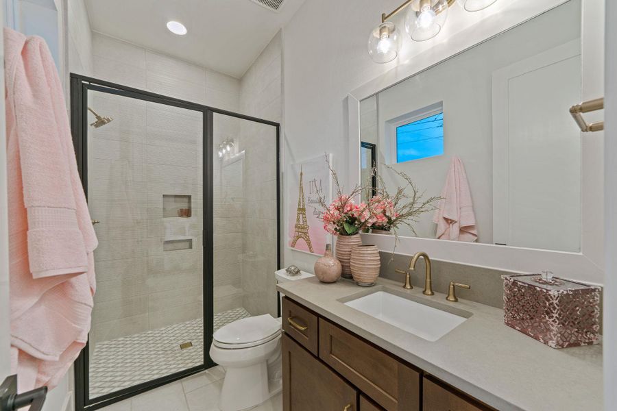 Furnished interior view inside a new home in , Johnson City (Image 23).