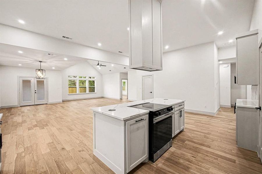 Furnished interior view inside a new home in , Dallas (Image 9).