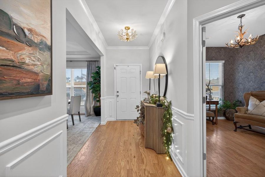 Furnished interior view inside a new home in Reunion, Flowery Branch (Image 74). Furnished interior view inside a new home in Reunion, Flowery Branch (Image 74).