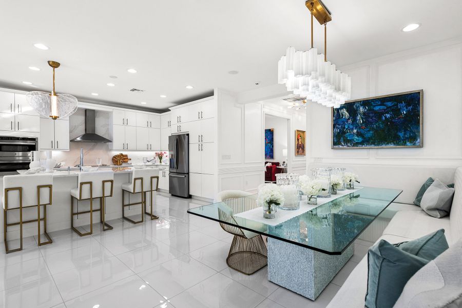 Representative furnished interior of a home built from the Antigua by GL Homes in Valencia Harbor (55+), Fort Myers (Image 7).