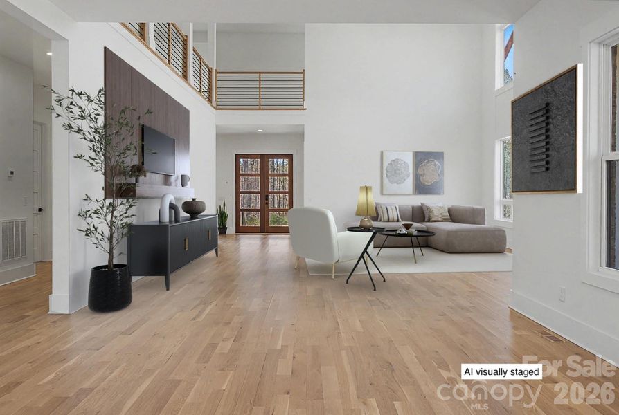 Furnished interior view inside a new home in , Charlotte (Image 5).