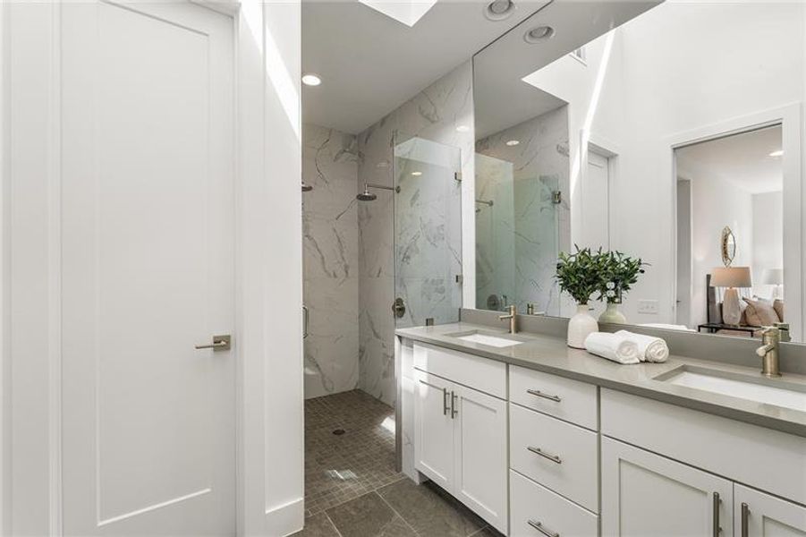 Furnished interior view inside a new home in Maynard Terrace Townhomes, Atlanta (Image 14). Furnished interior view inside a new home in Maynard Terrace Townhomes, Atlanta (Image 14).