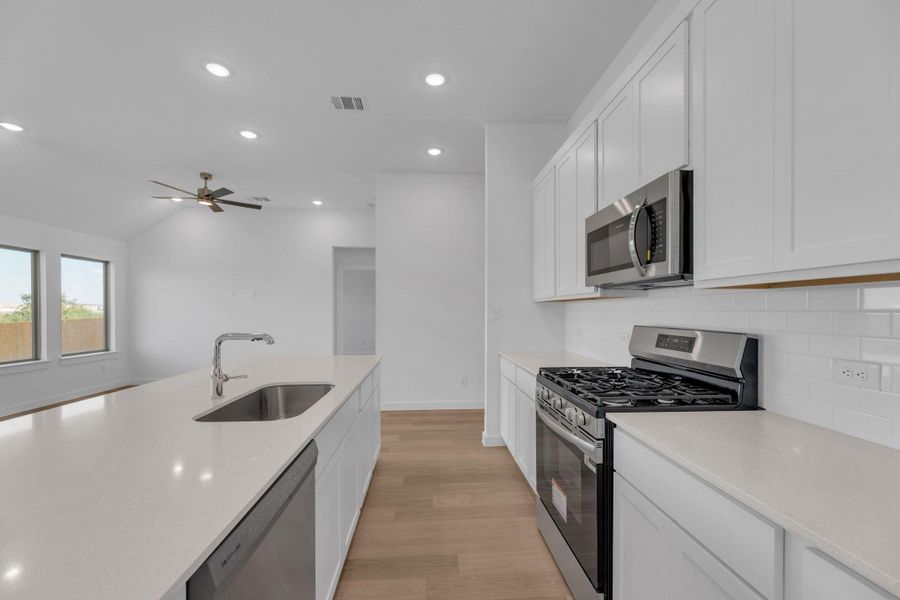 Furnished interior view inside a new home in Prairie Winds, Hutto (Image 10).