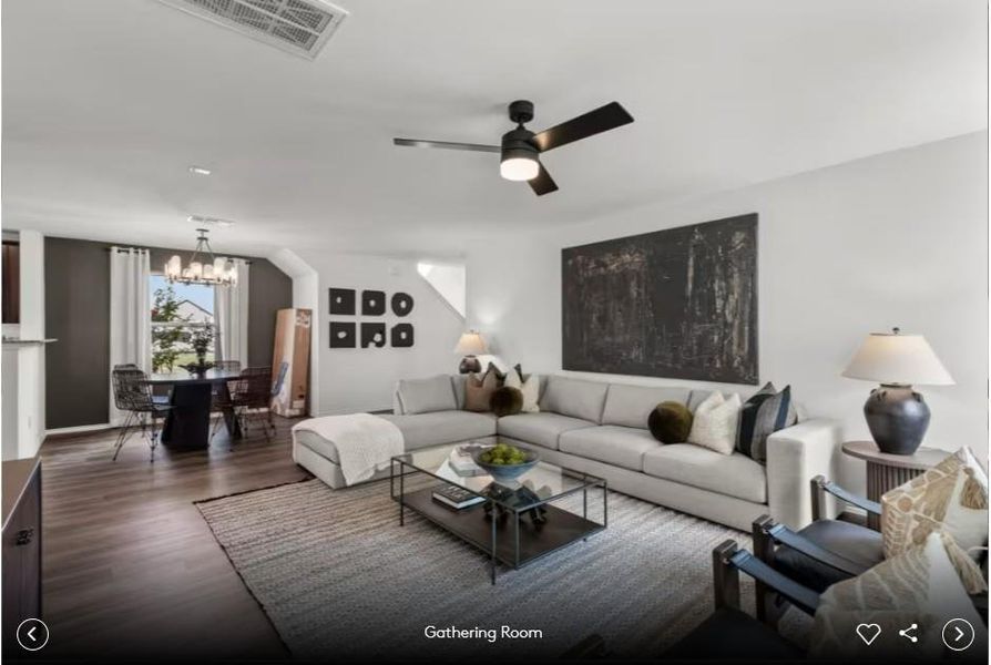 Interior photos- Photo of Pulte model home with same floor plan, not of actual home listed.