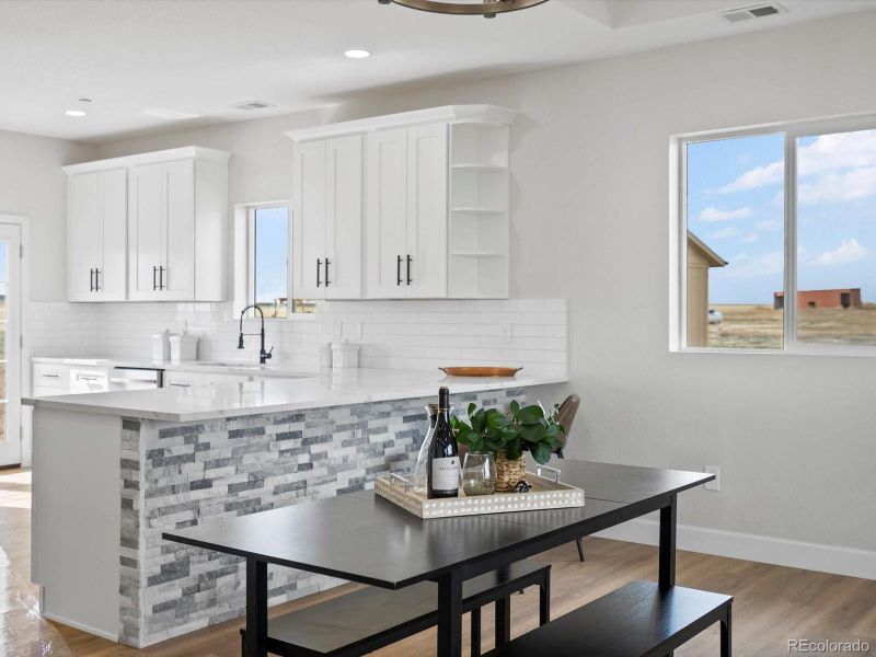 Furnished interior view inside a new home in , Strasburg (Image 24).