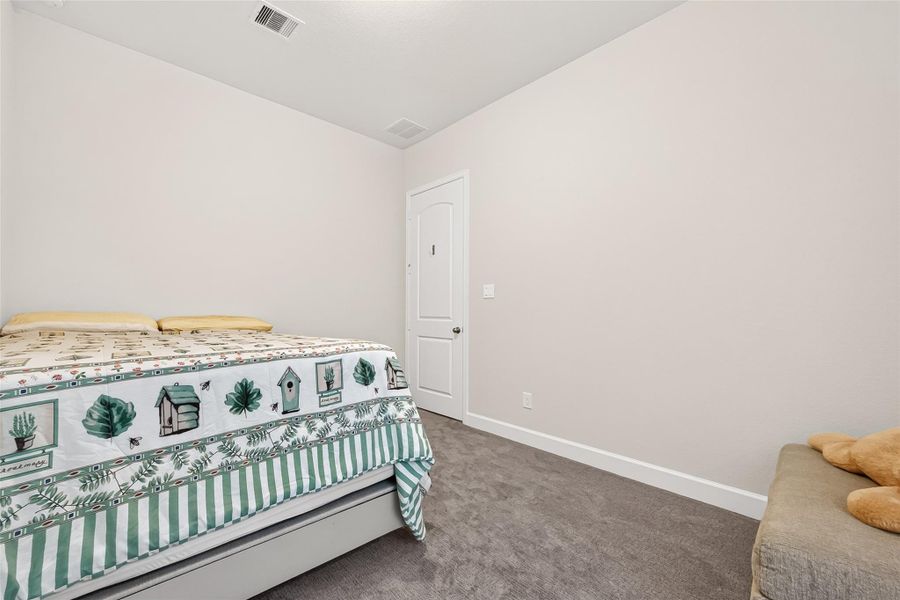 Secondary bedroom #2 with plush carpet Secondary bedroom #2 with plush carpet