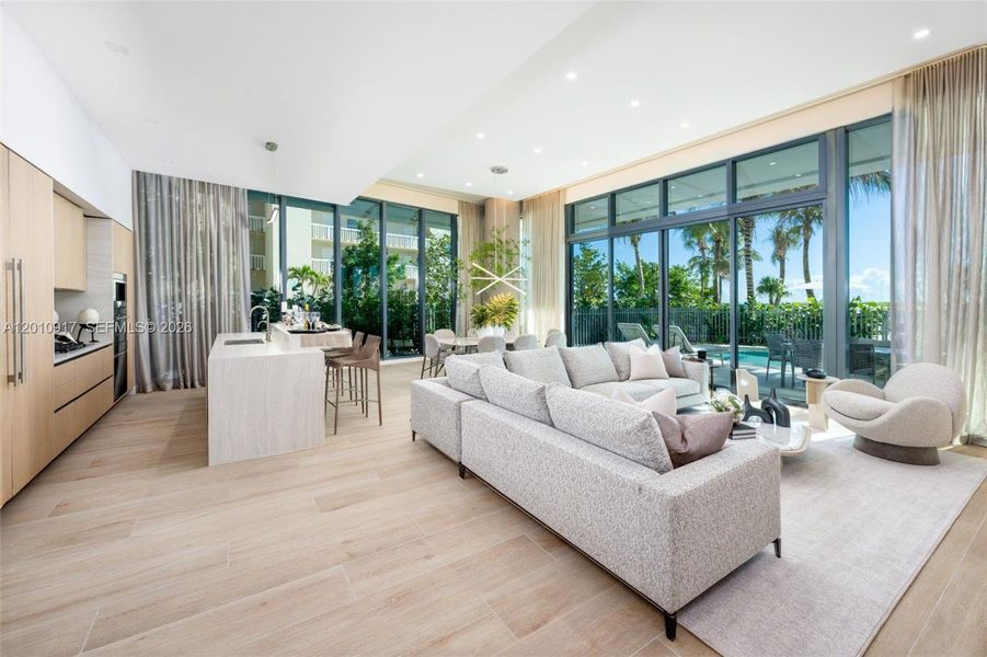 Furnished interior view inside a new home in Casamar, Pompano Beach (Image 9).