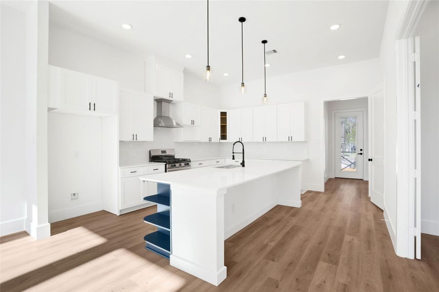 Furnished interior view inside a new home in , Cypress (Image 8).