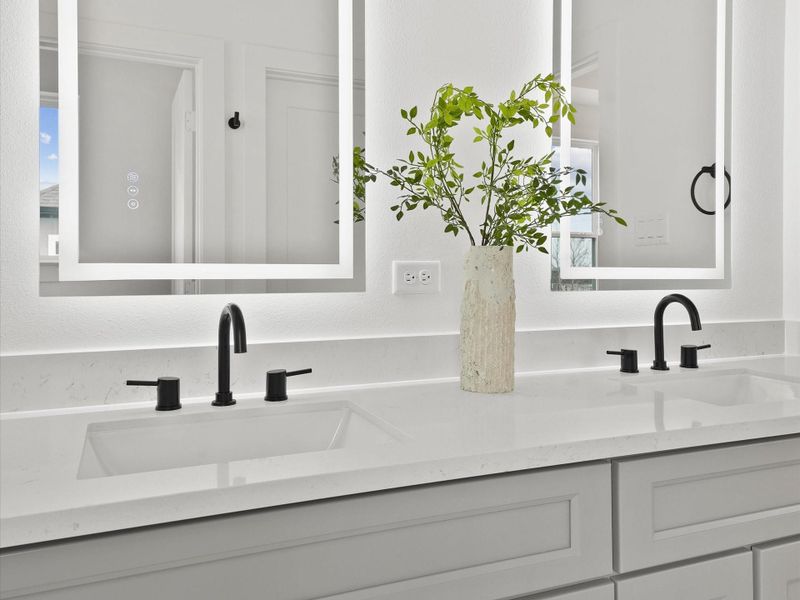 Close-up of interior finishes inside a home in Bauman Landing, Houston (Image 20).