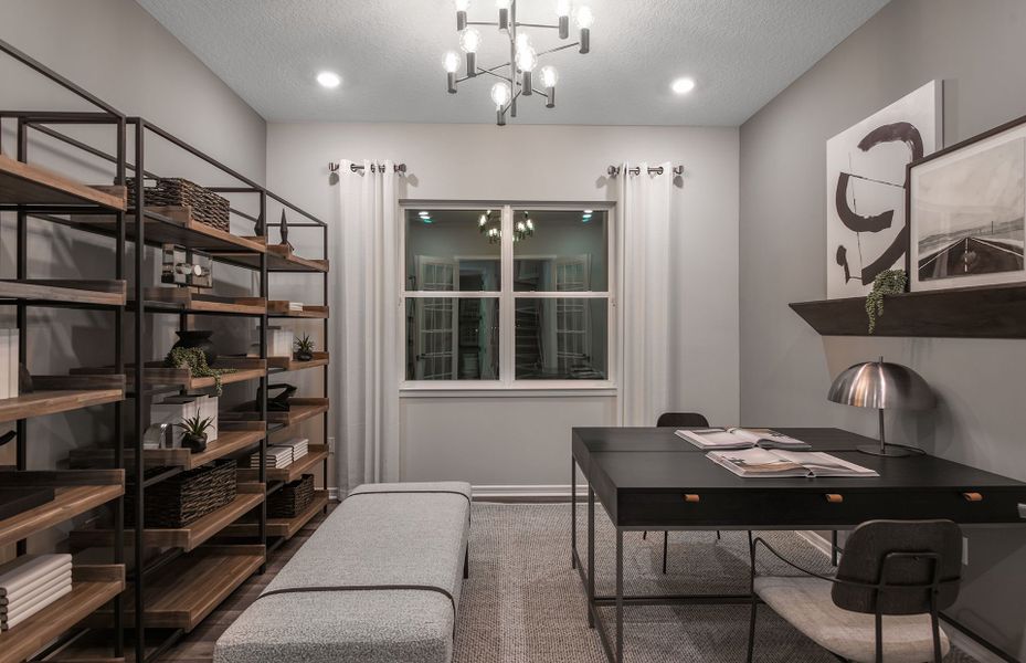 Furnished interior view inside a new home in Oakfield Trails, Parrish (Image 12).