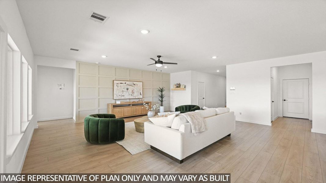 Furnished interior view inside a new home in Riverside Estates, Baytown (Image 5).