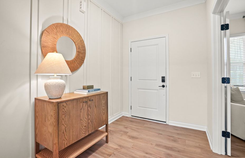 Furnished interior view inside a new home in Michaux Gardens, Belmont (Image 39).