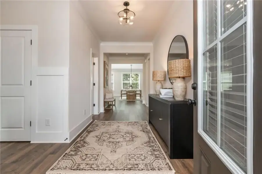 Furnished interior view inside a new home in , Flowery Branch (Image 47).