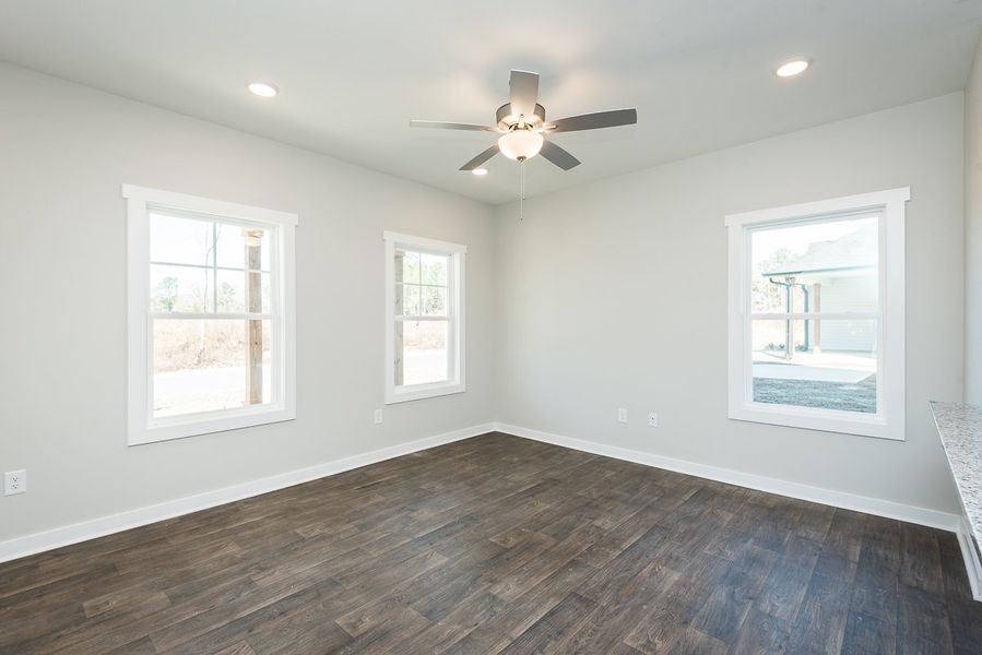 Representative unfurnished interior of a home built from the Monroe II by Foundation Home Builders LLC in Pinnix Loop, Burlington (Image 14).