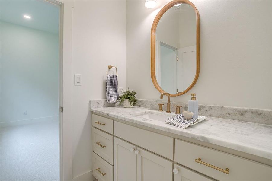 Furnished interior view inside a new home in , Burleson (Image 16).