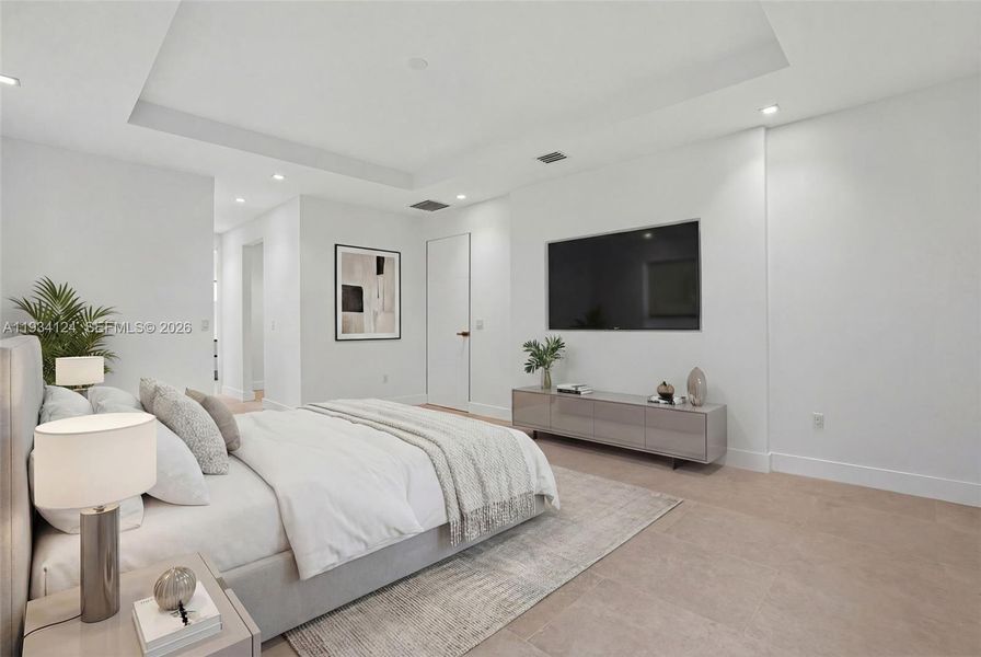 Furnished interior view inside a new home in , Miami (Image 6).