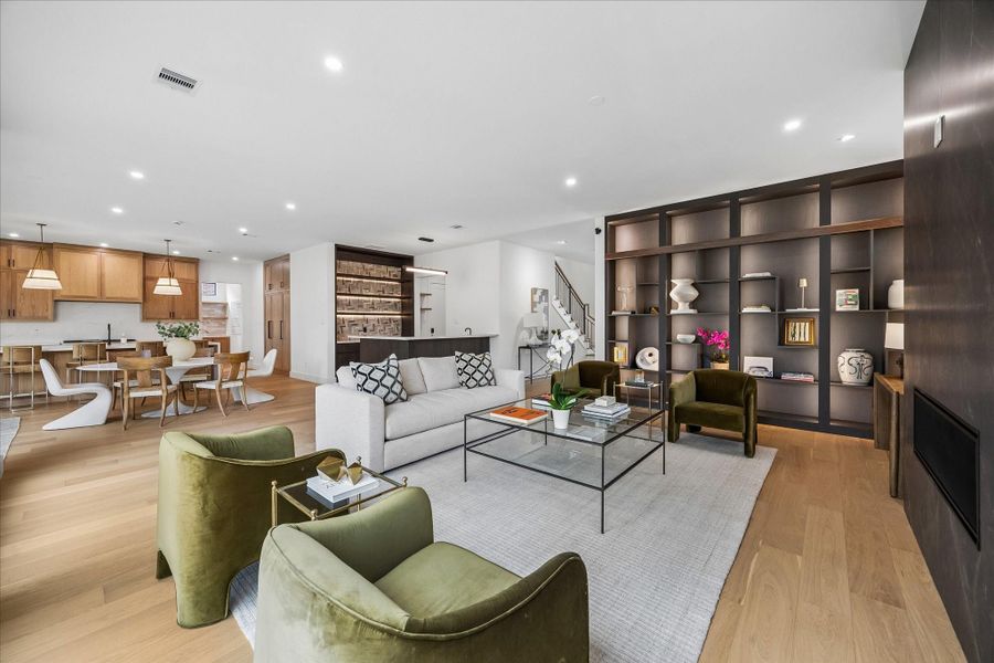 Furnished interior view inside a new home in , Houston (Image 14).