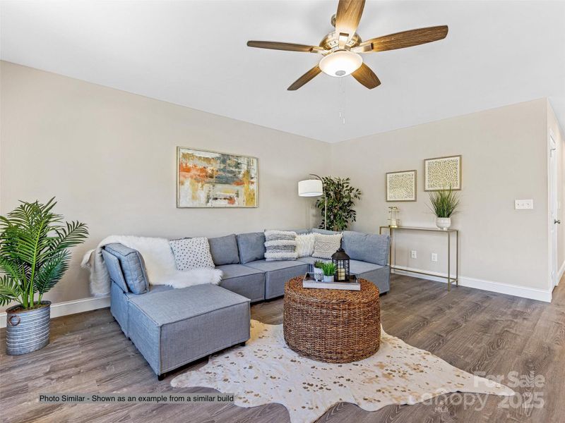 Furnished interior view inside a new home in , Candler (Image 35).
