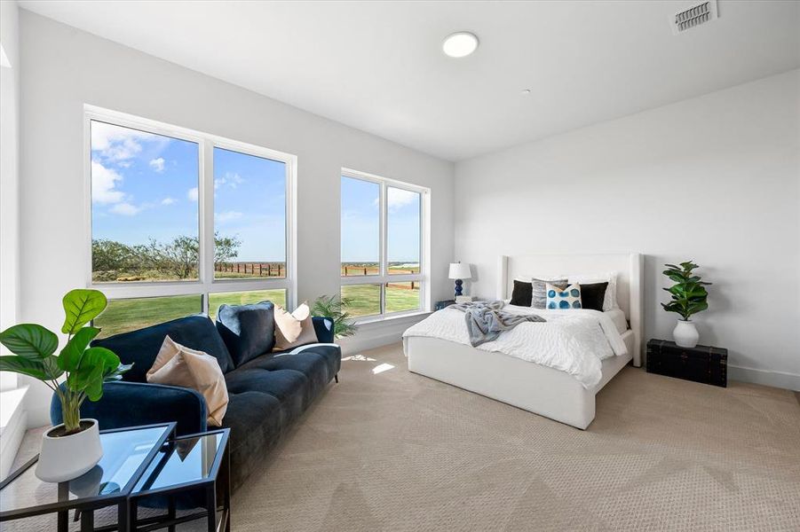 Furnished interior view inside a new home in The Highlands, Northlake (Image 25).