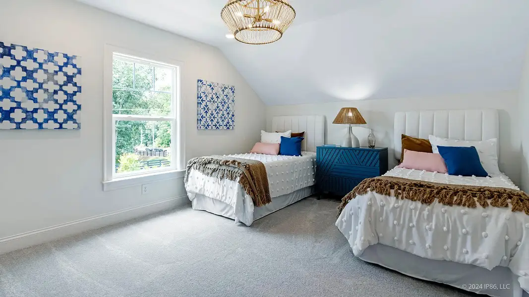 Furnished interior view inside a new home in The Courtyards at Bailey Farm, Dacula (Image 3).