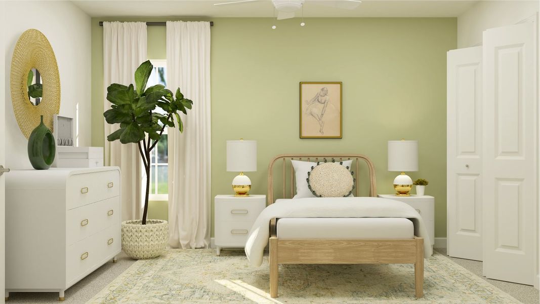 Hydrangea bedroom 2